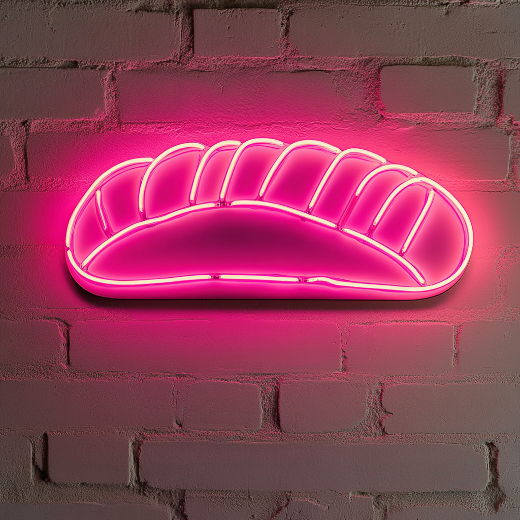 Bread Loaf - Pink Neon Sign, 18 Inches