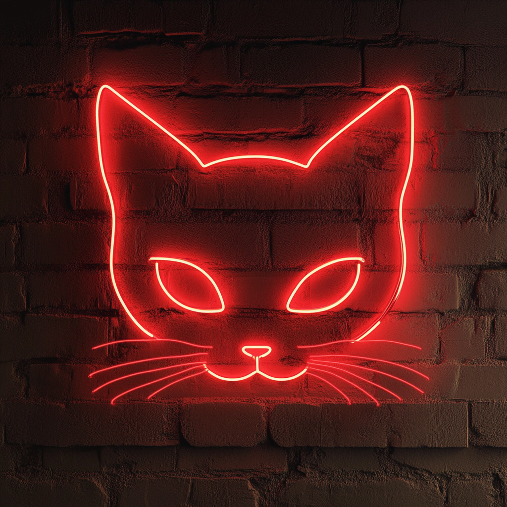 Cat Eyes - Red Neon Sign, 24 Inches