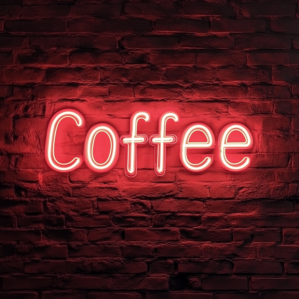 Coffee - Red Neon Sign, 24 Inches
