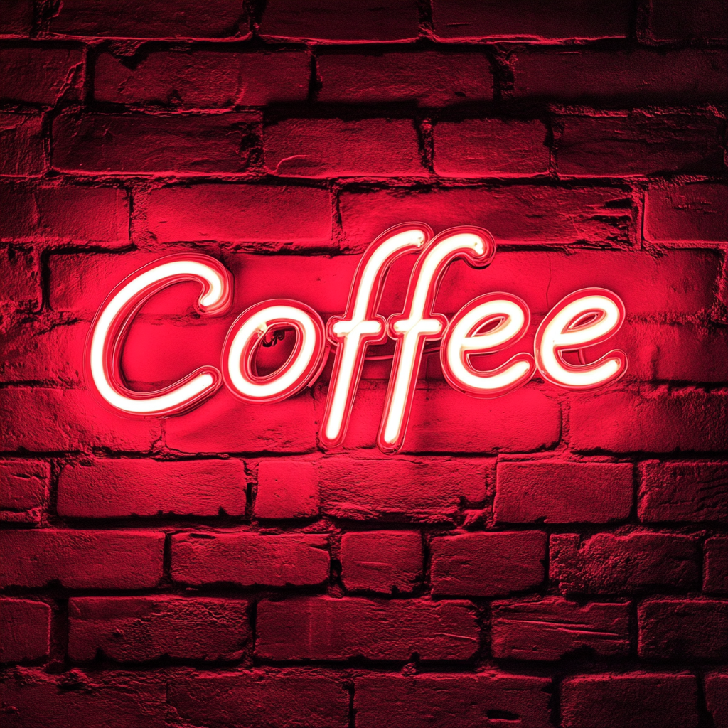 Coffee - Red Neon Sign, 24 Inches
