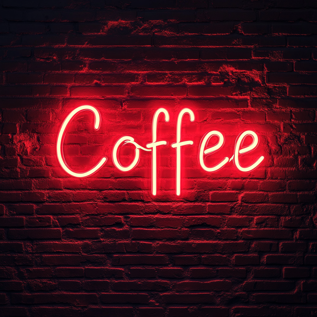 Coffee - Red Neon Sign, 24 Inches