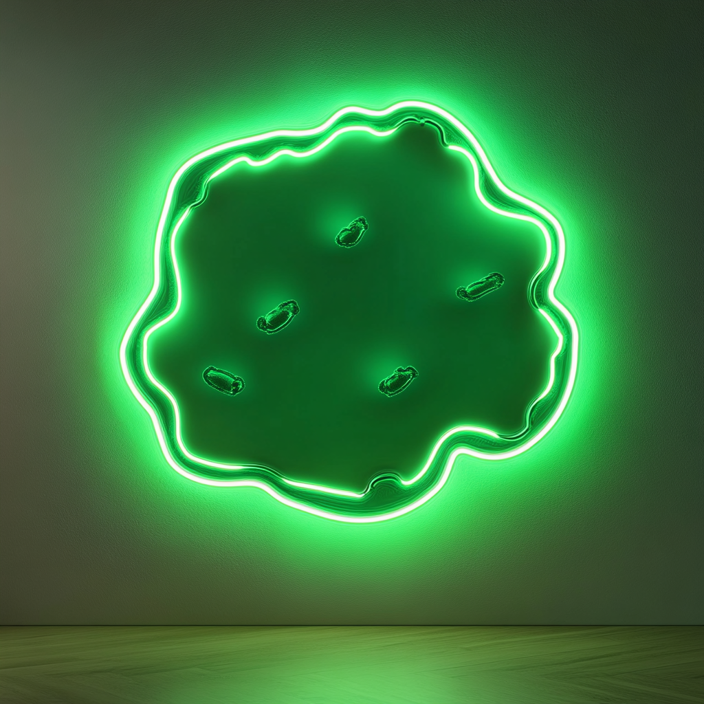 Cookie - Green Neon Sign, 24 Inches