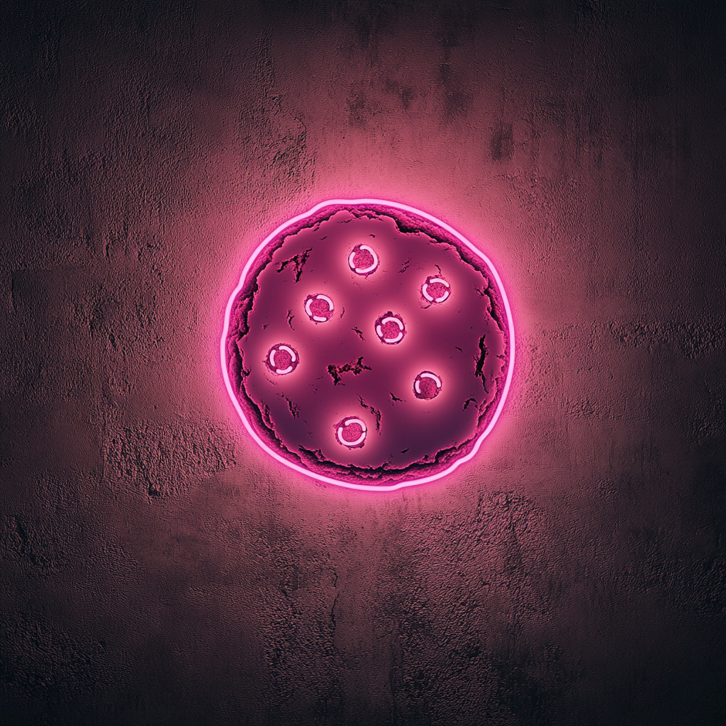 Cookie - Pink Neon Sign, 24 Inches