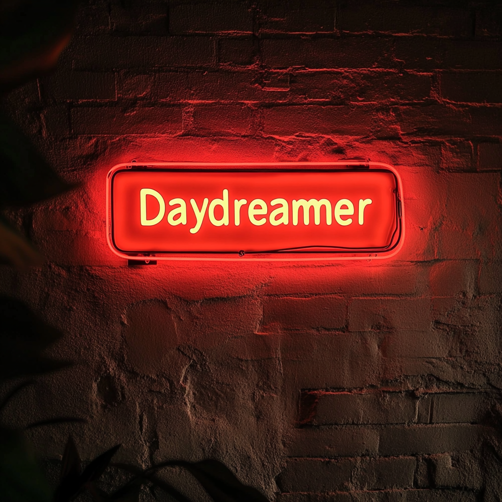 Daydreamer - Red Neon Sign, 24 Inches