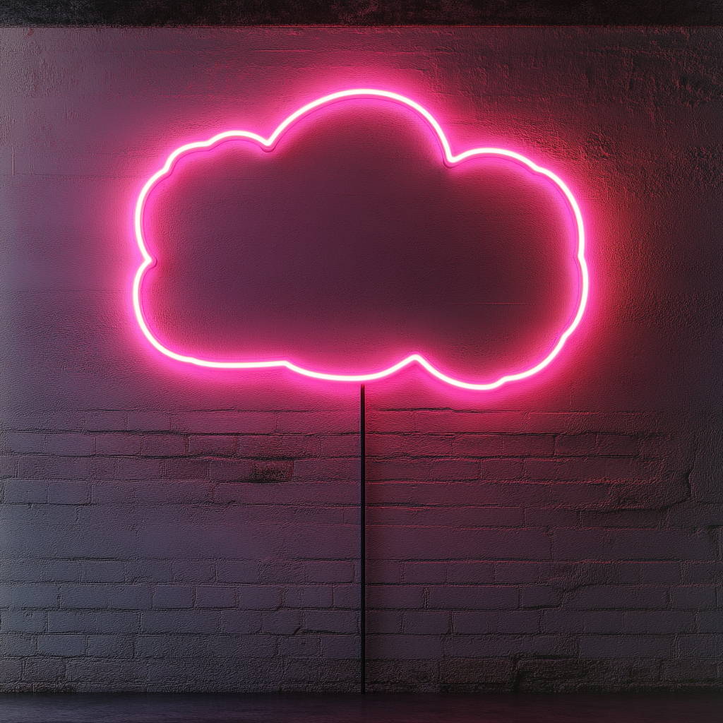 Dream Bubble - Pink Neon Sign, 24 Inches