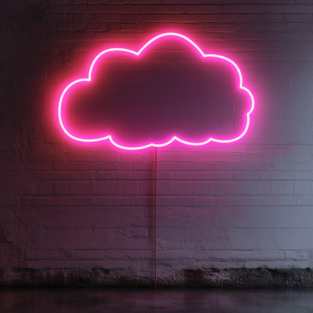 Dream Bubble - Pink Neon Sign, 24 Inches