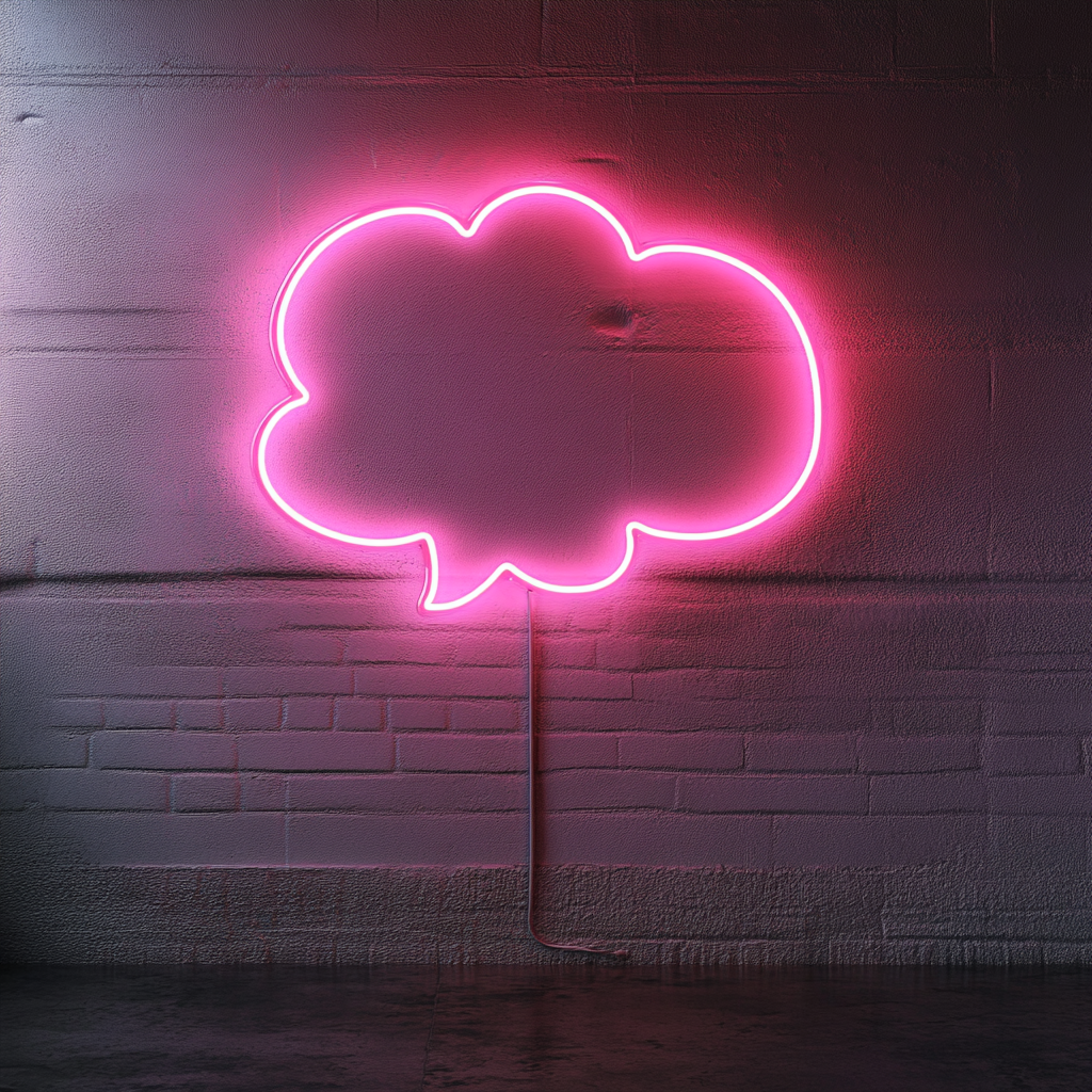 Dream Bubble - Pink Neon Sign, 24 Inches