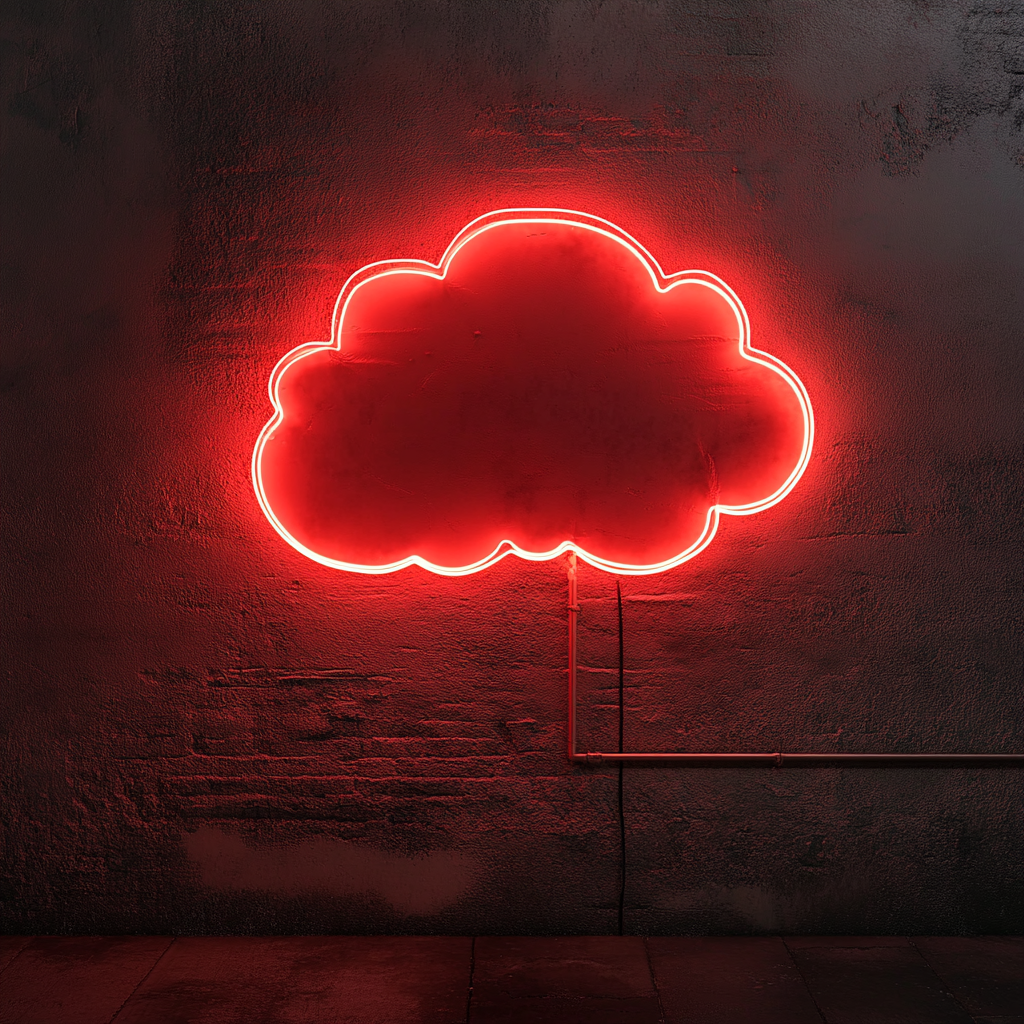 Dream Bubble - Red Neon Sign, 18 Inches