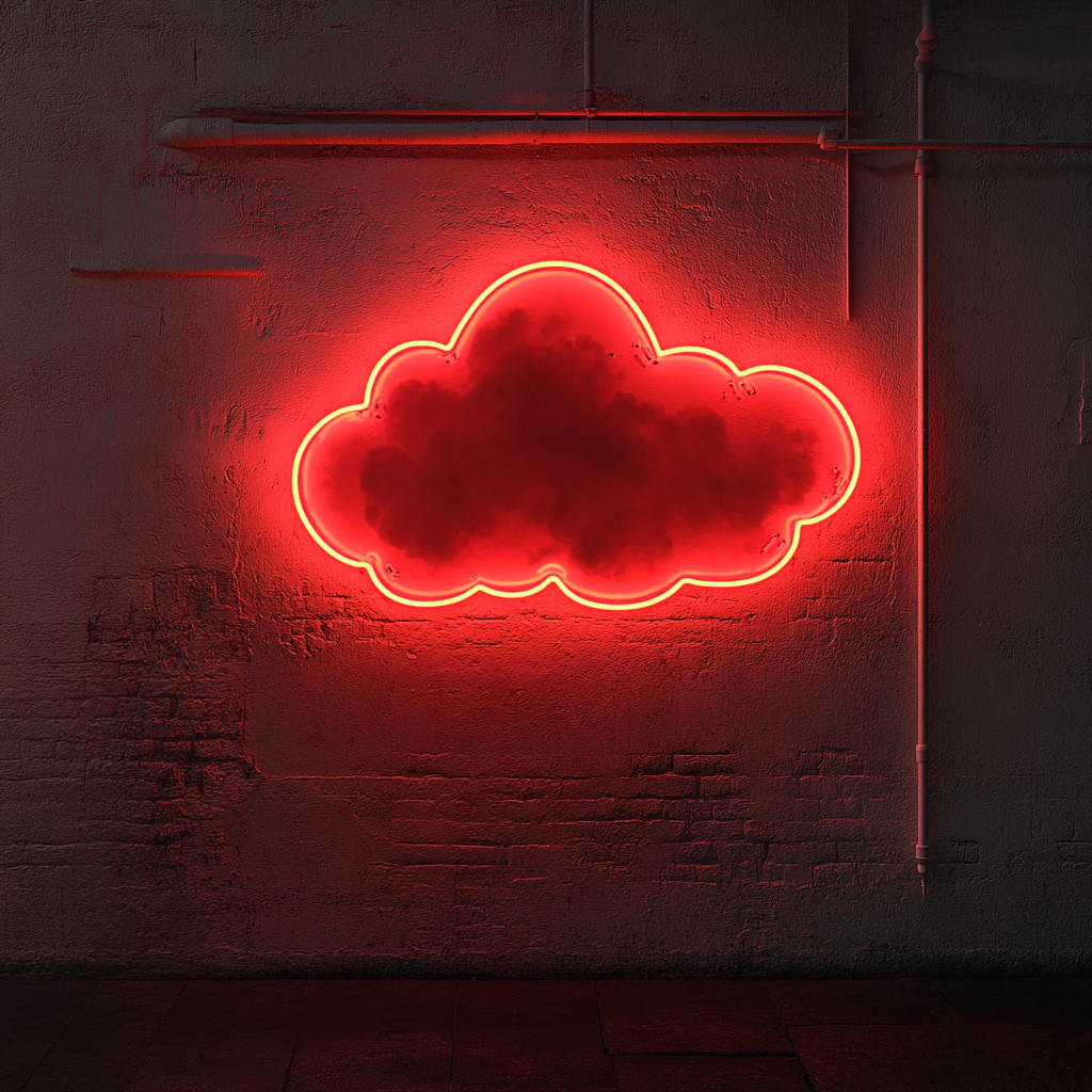 Dream Bubble - Red Neon Sign, 24 Inches