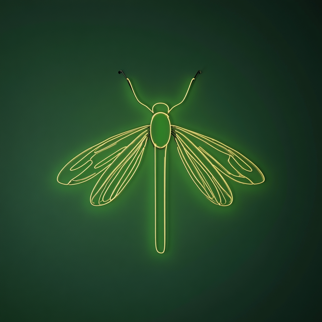 Firefly - Green Neon Sign, 24 Inches