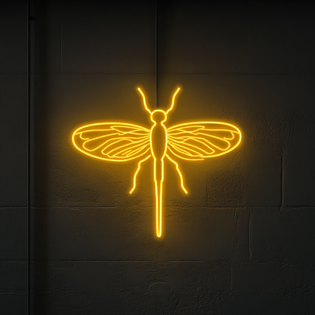 Firefly - Yellow Neon Sign, 18 Inches