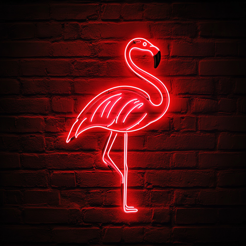 Flamingo - Red Neon Sign, 24 Inches
