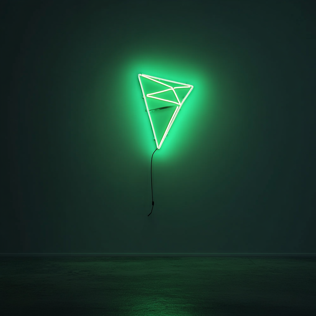 Flying Kite - Green Neon Sign, 18 Inches