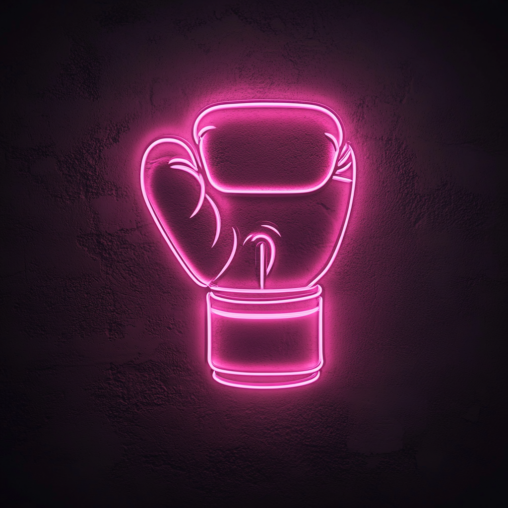 Gloves - Pink Neon Sign, 24 Inches