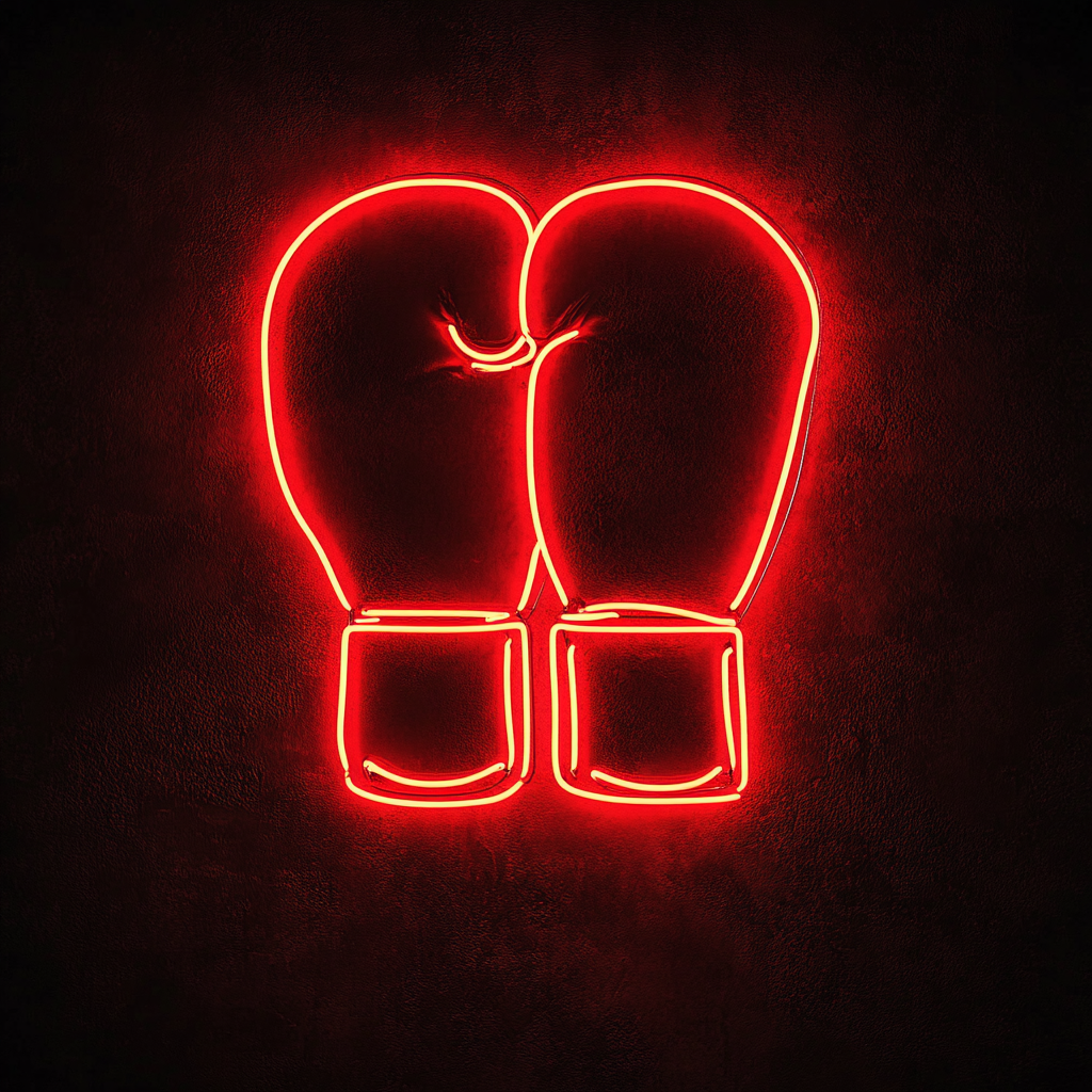 Gloves - Red Neon Sign, 24 Inches