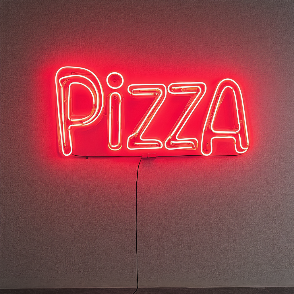 Pizza - Red Neon Sign, 24 Inches