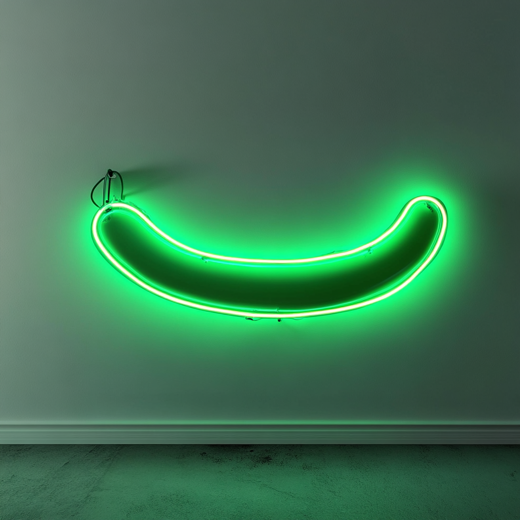 Sausage - Green Neon Sign, 18 Inches