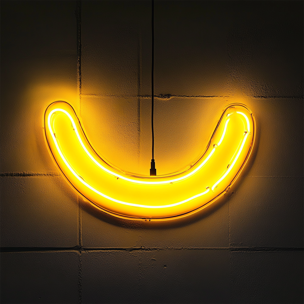 Sausage - Yellow Neon Sign, 24 Inches