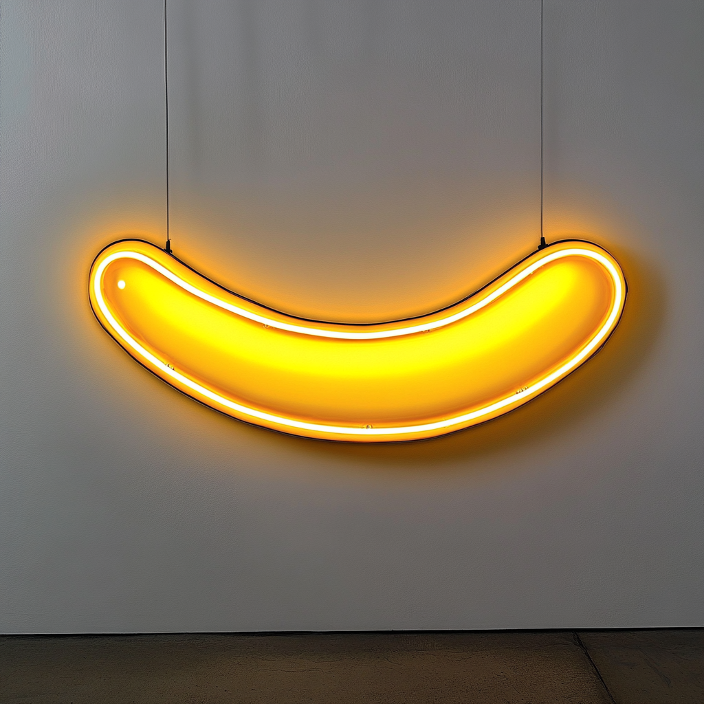 Sausage - Yellow Neon Sign, 24 Inches