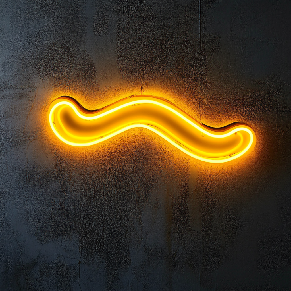 Sausage - Yellow Neon Sign, 18 Inches