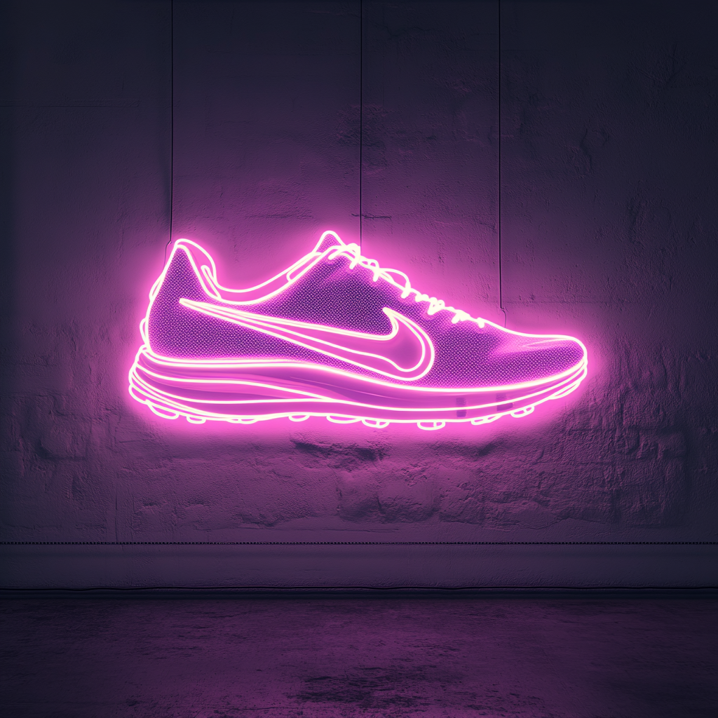 Shoes - Pink Neon Sign, 18 Inches
