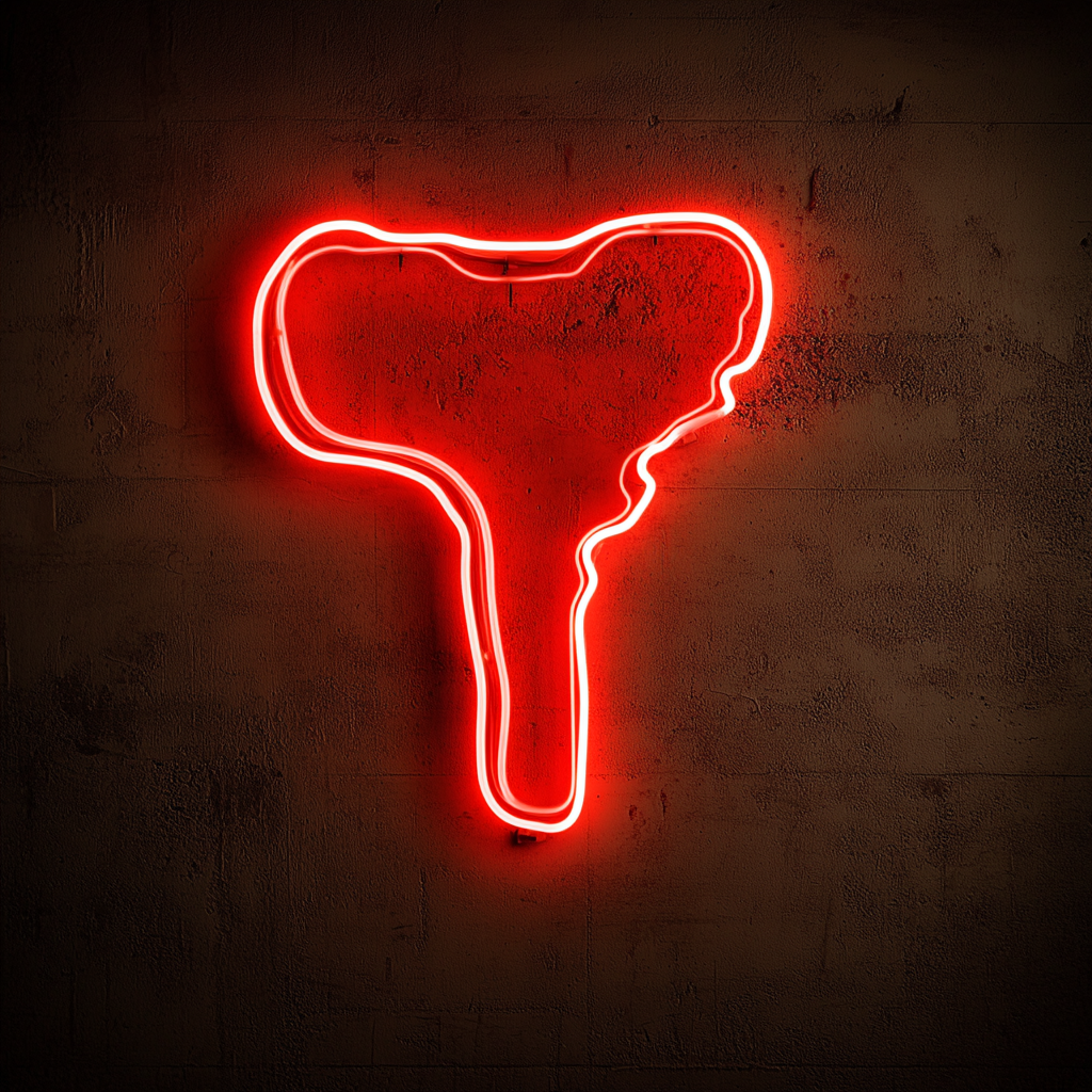 T-Bone Steak - Red Neon Sign, 18 Inches