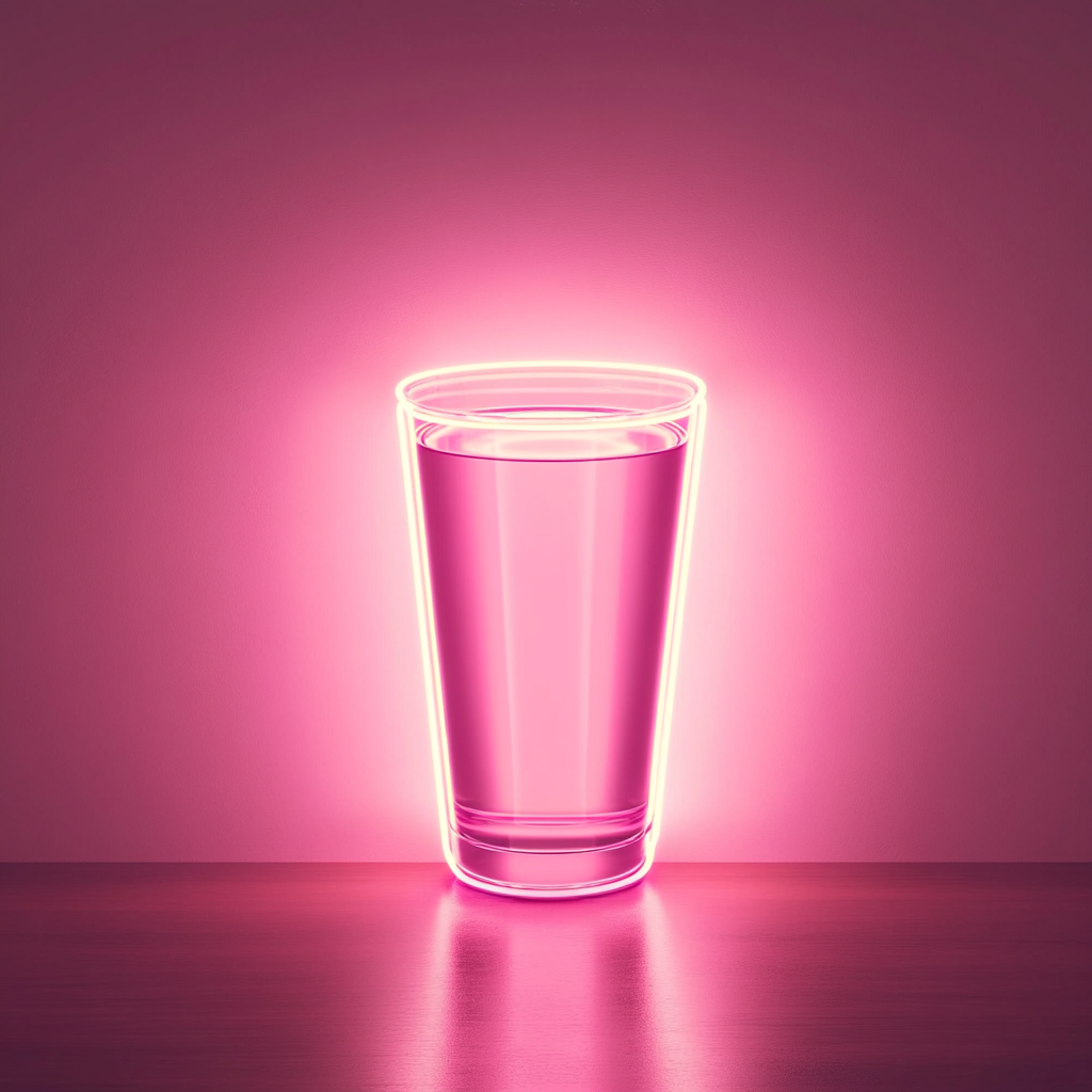 Tequila Shot - Pink Neon Sign, 18 Inches