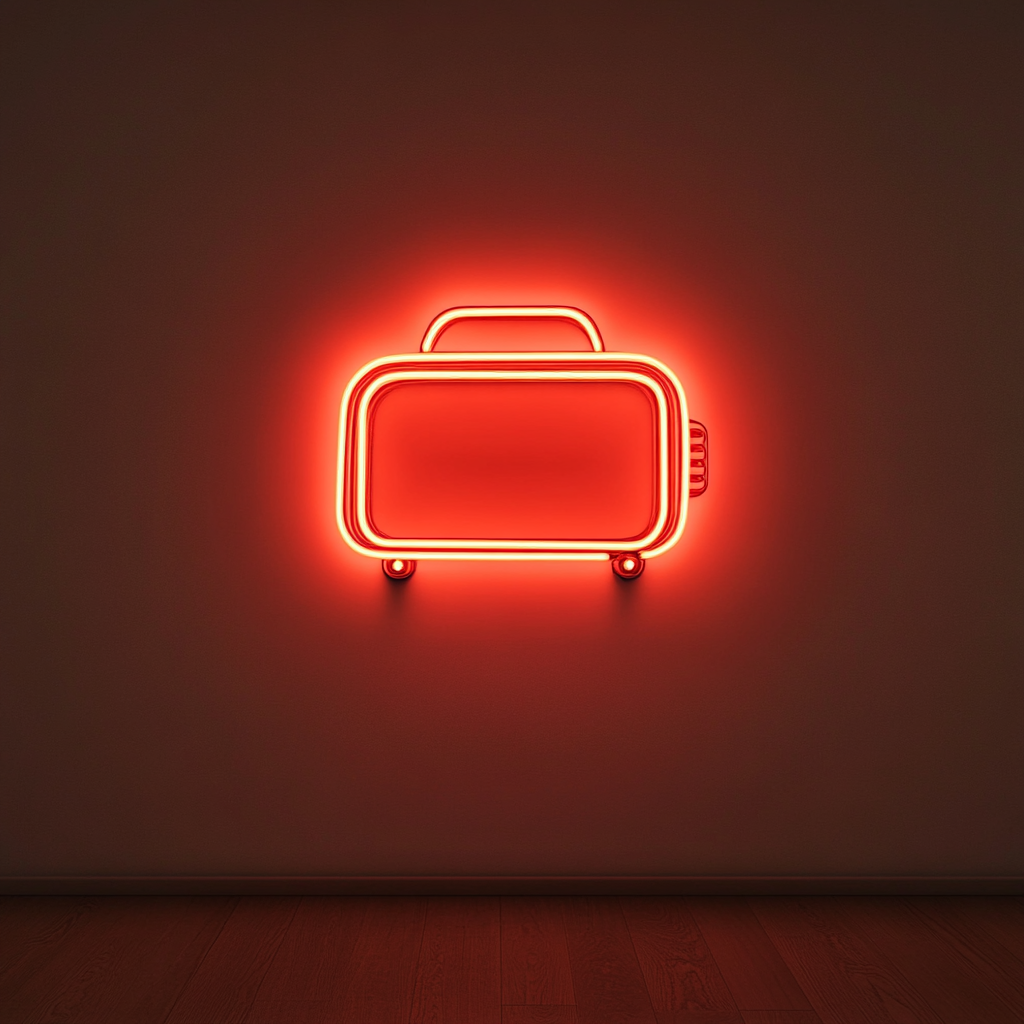 Toaster - Red Neon Sign, 24 Inches