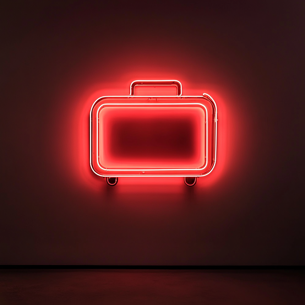Toaster - Red Neon Sign, 24 Inches