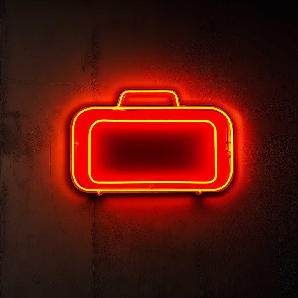 Toaster - Red Neon Sign, 24 Inches