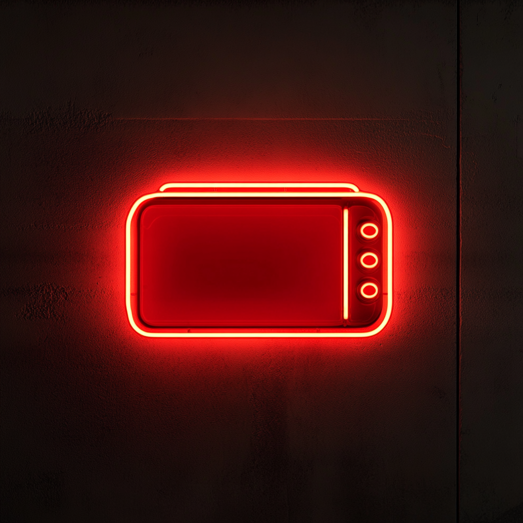 Toaster - Red Neon Sign, 24 Inches