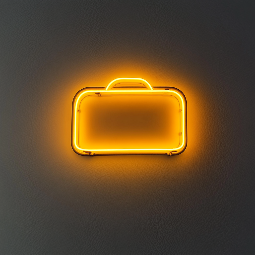 Toaster - Yellow Neon Sign, 18 Inches