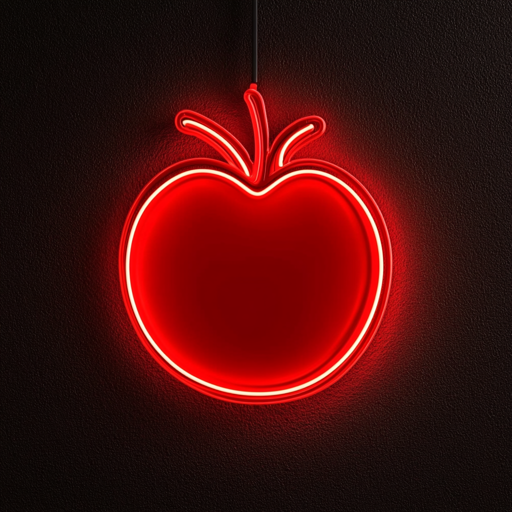 Tomato - Red Neon Sign, 24 Inches