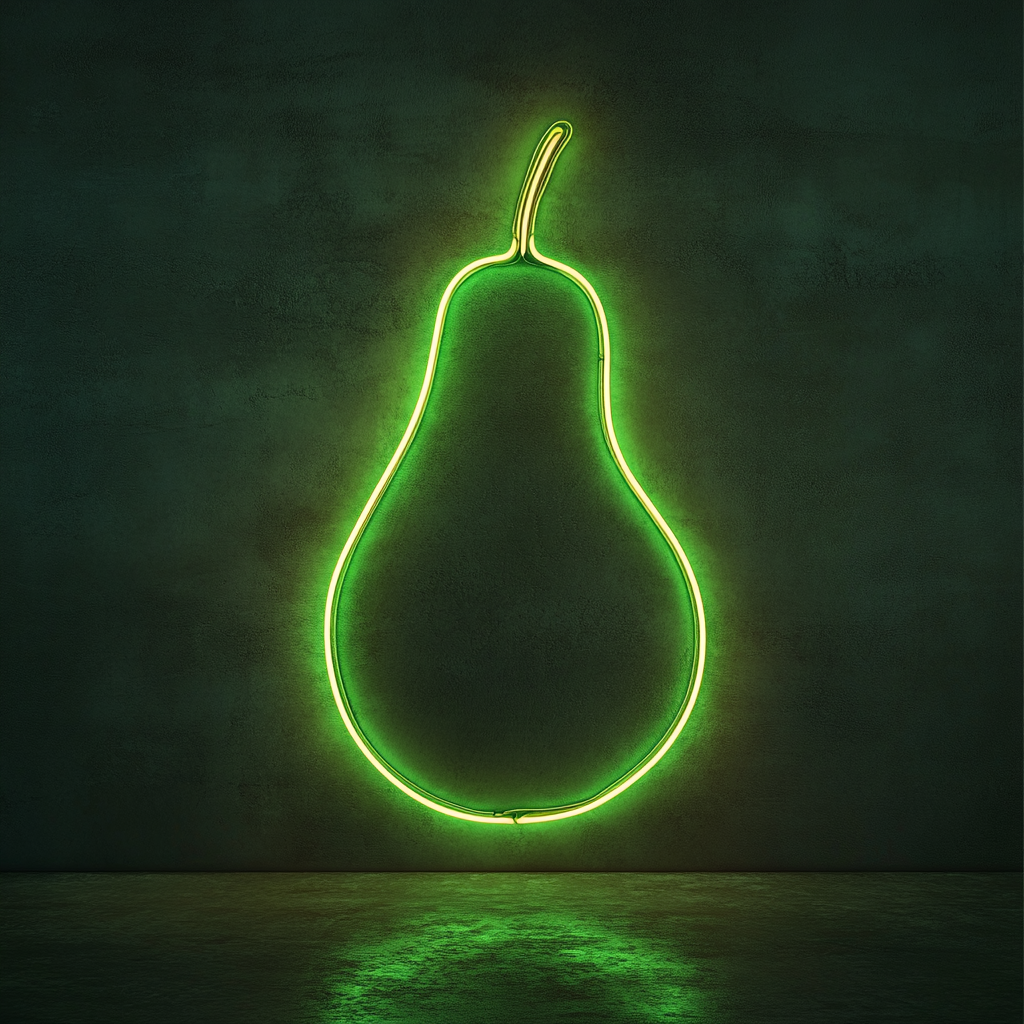 Avocado - Green Neon Sign, 18 Inches