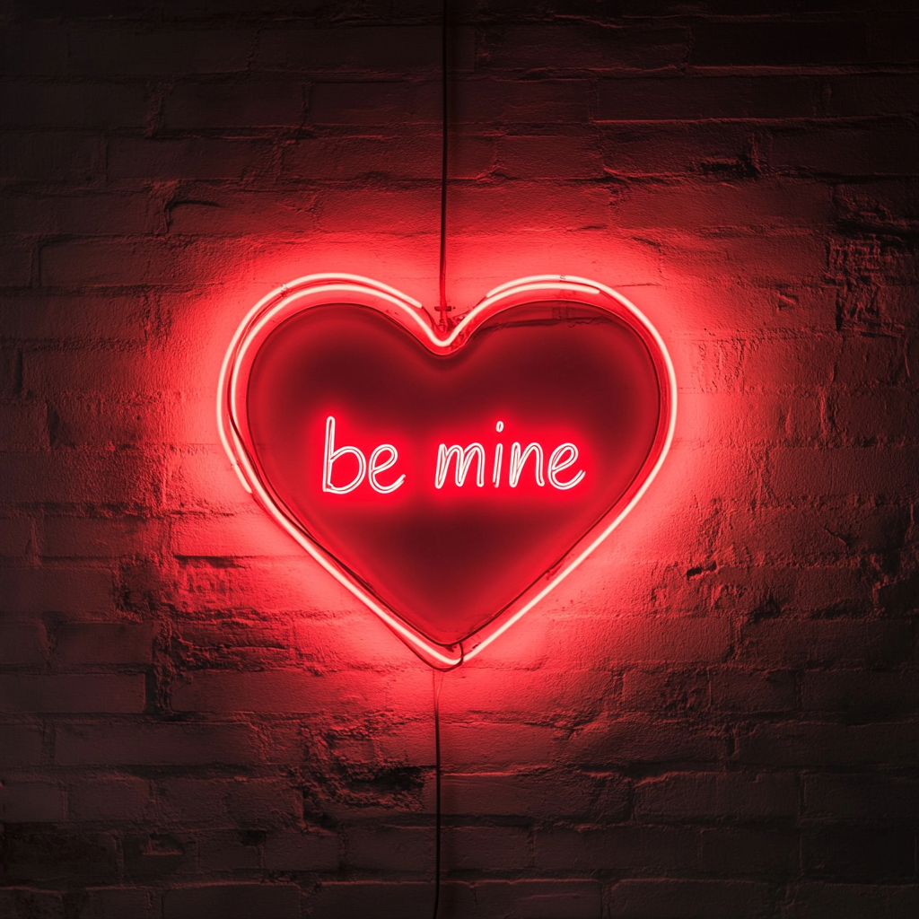 Be Mine - Red Neon Sign, 24 Inches