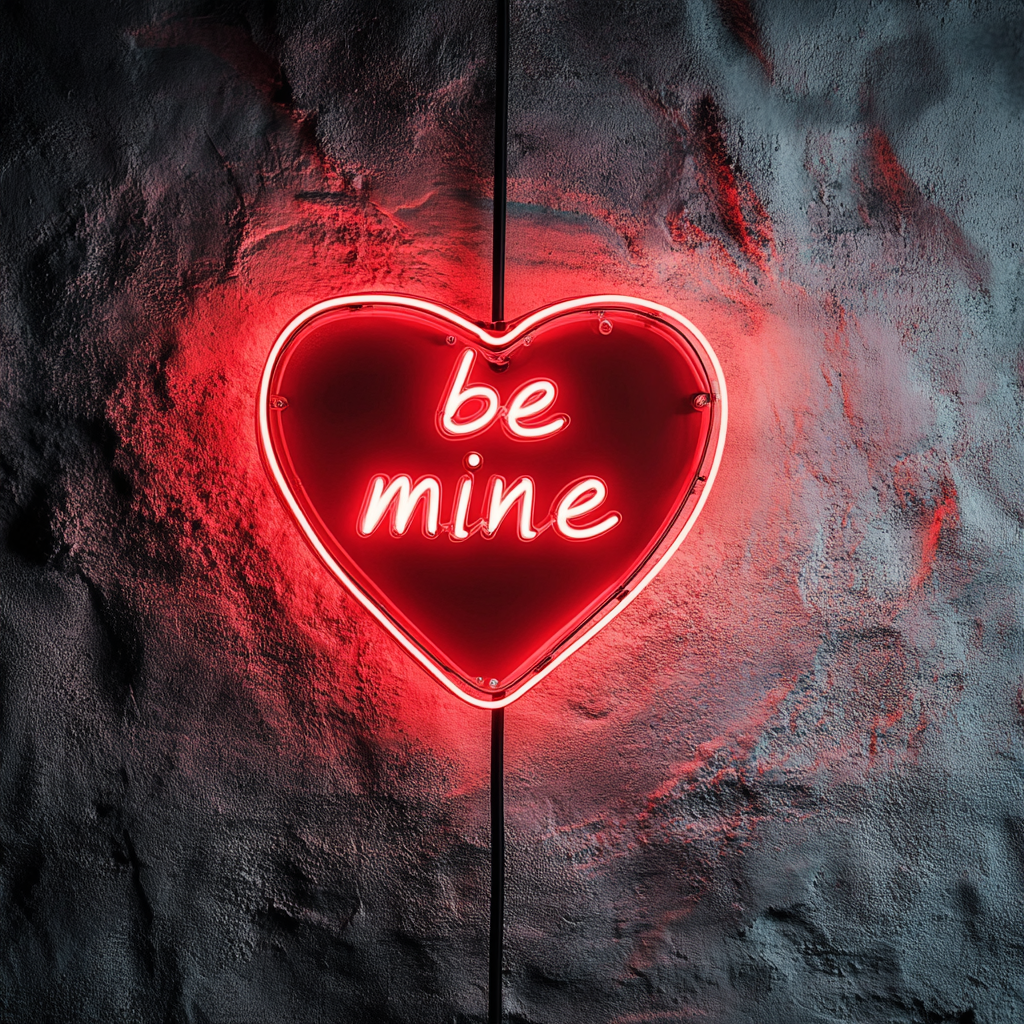 Be Mine - Red Neon Sign, 24 Inches