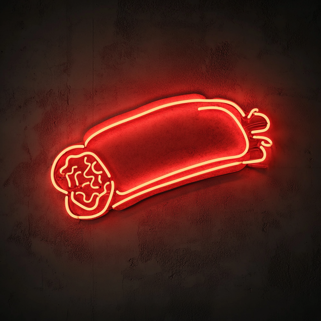Burrito - Red Neon Sign, 24 Inches