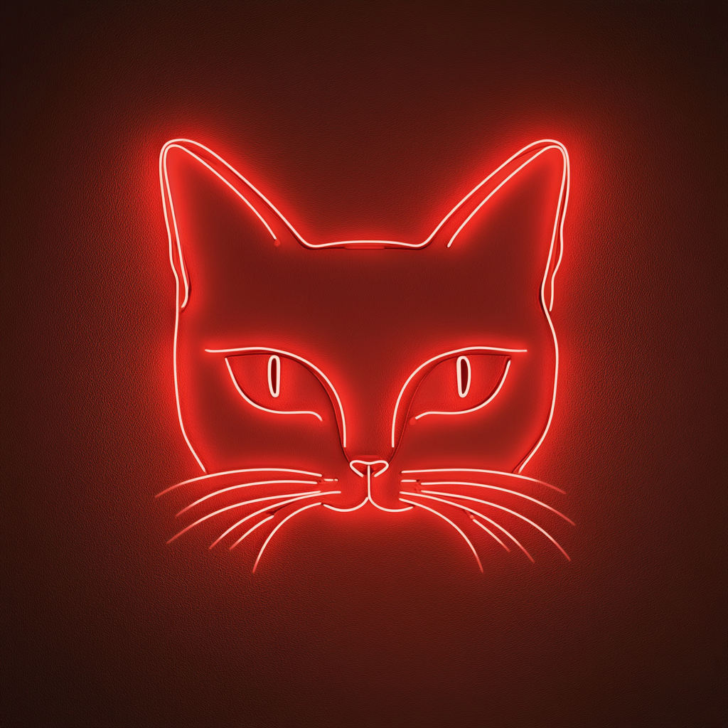 Cat Eyes - Red Neon Sign, 24 Inches