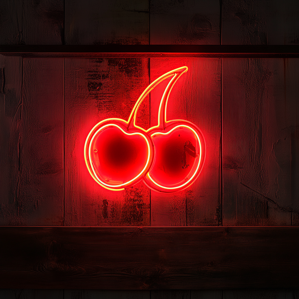 Cherries - Red Neon Sign, 18 Inches