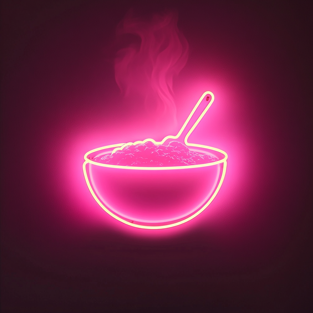 Chili Bowl - Pink Neon Sign, 18 Inches
