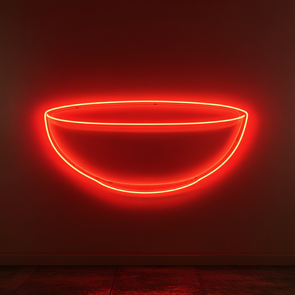 Chili Bowl - Red Neon Sign, 18 Inches