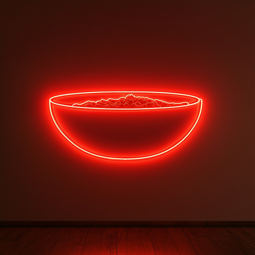 Chili Bowl - Red Neon Sign, 18 Inches