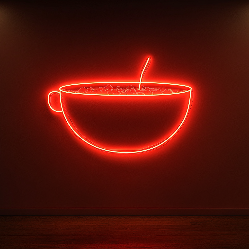 Chili Bowl - Red Neon Sign, 18 Inches