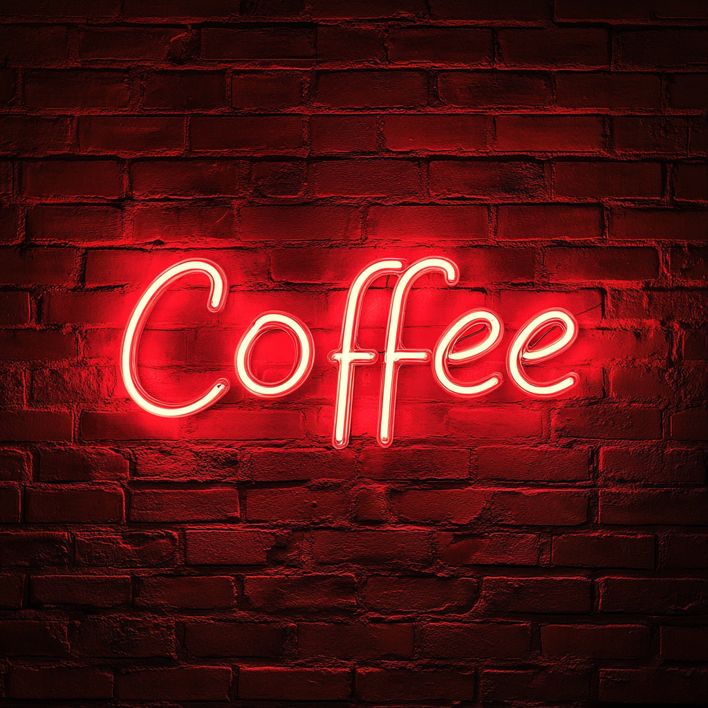 Coffee - Red Neon Sign, 18 Inches
