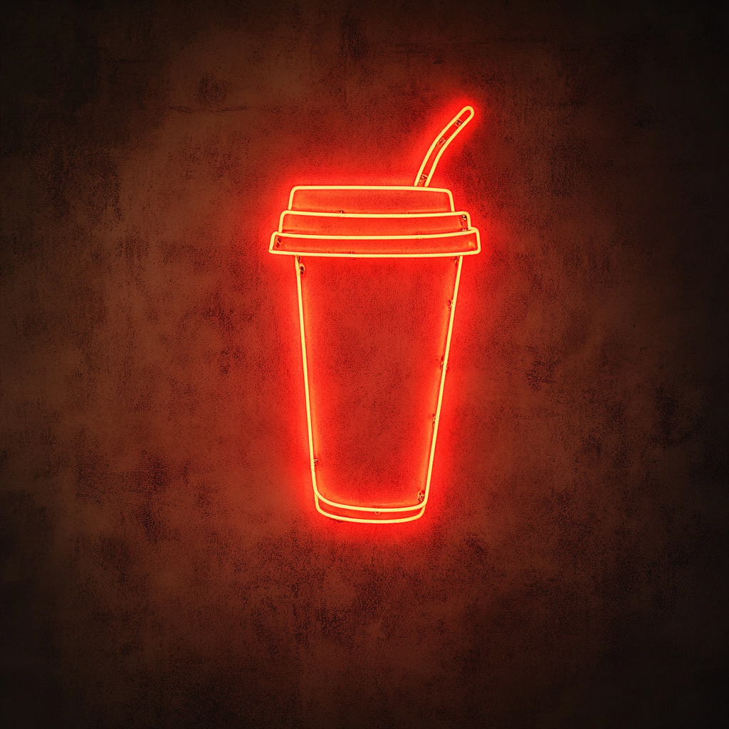 "Coffee To Go" - Red Neon Sign, 18 Inches