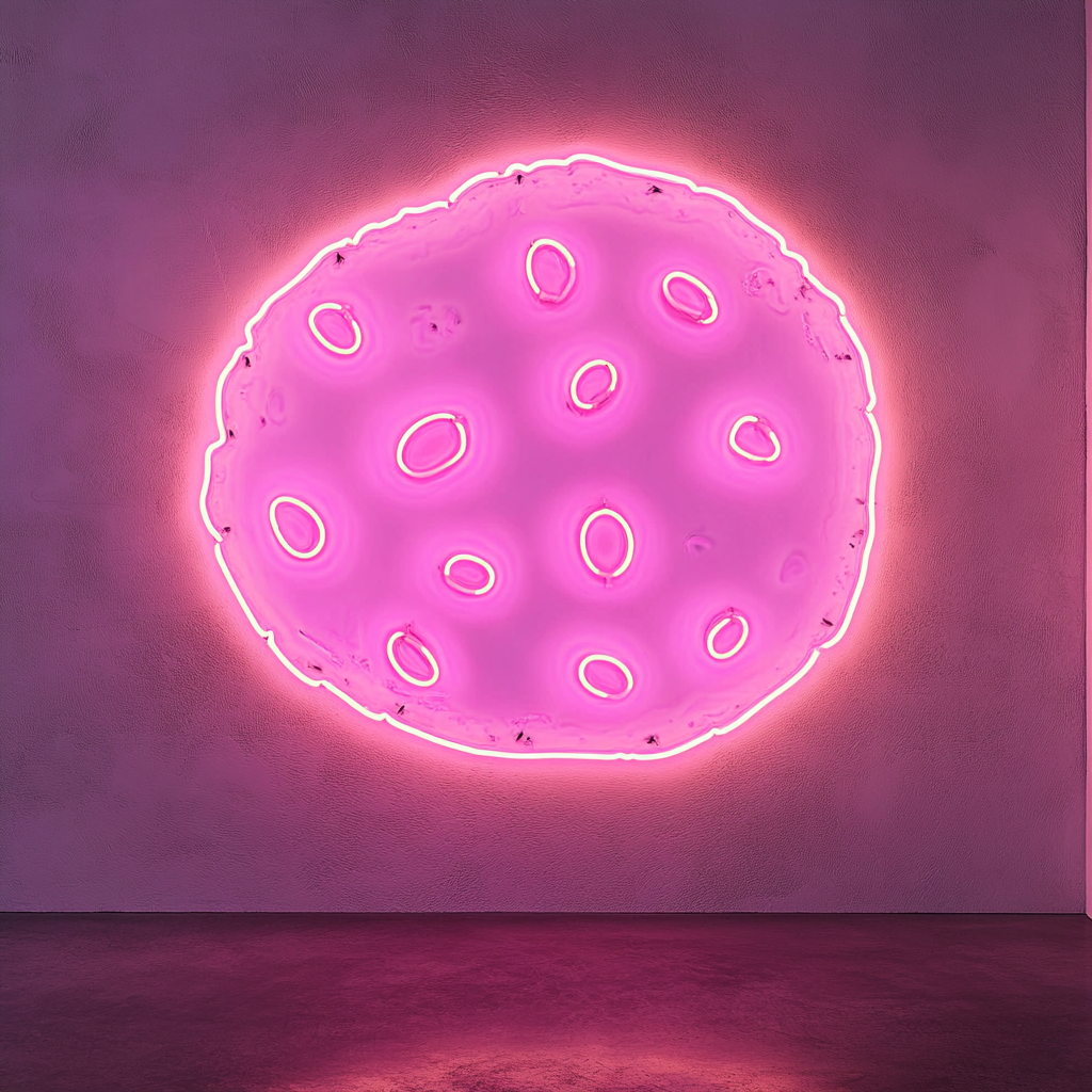 Cookie - Pink Neon Sign, 18 Inches
