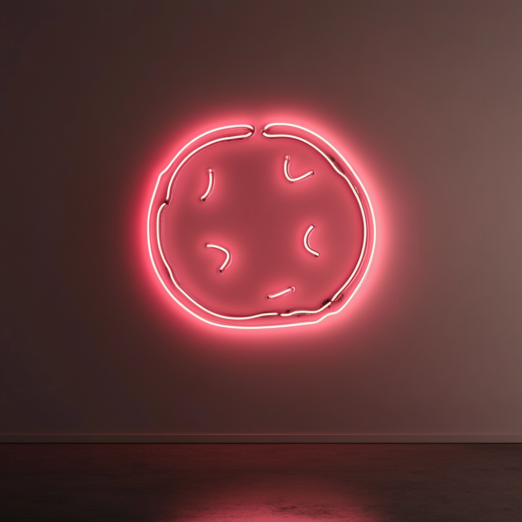 Cookie - Pink Neon Sign, 18 Inches