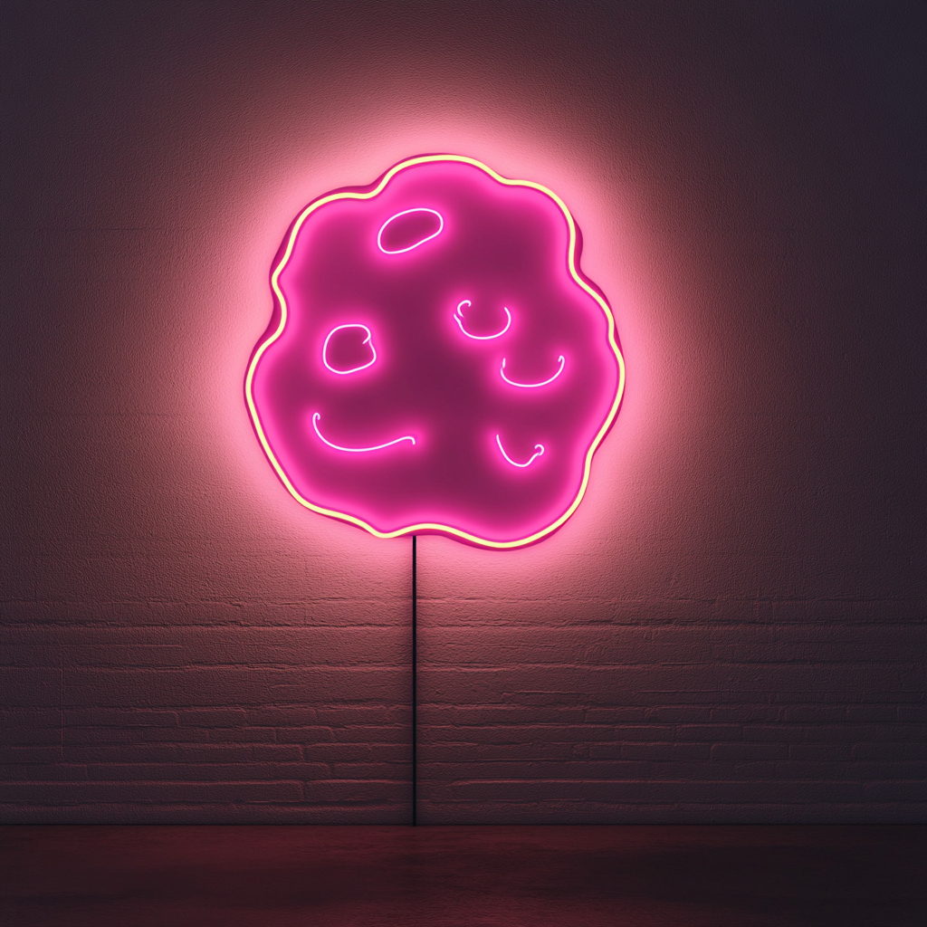 Cookie - Pink Neon Sign, 18 Inches