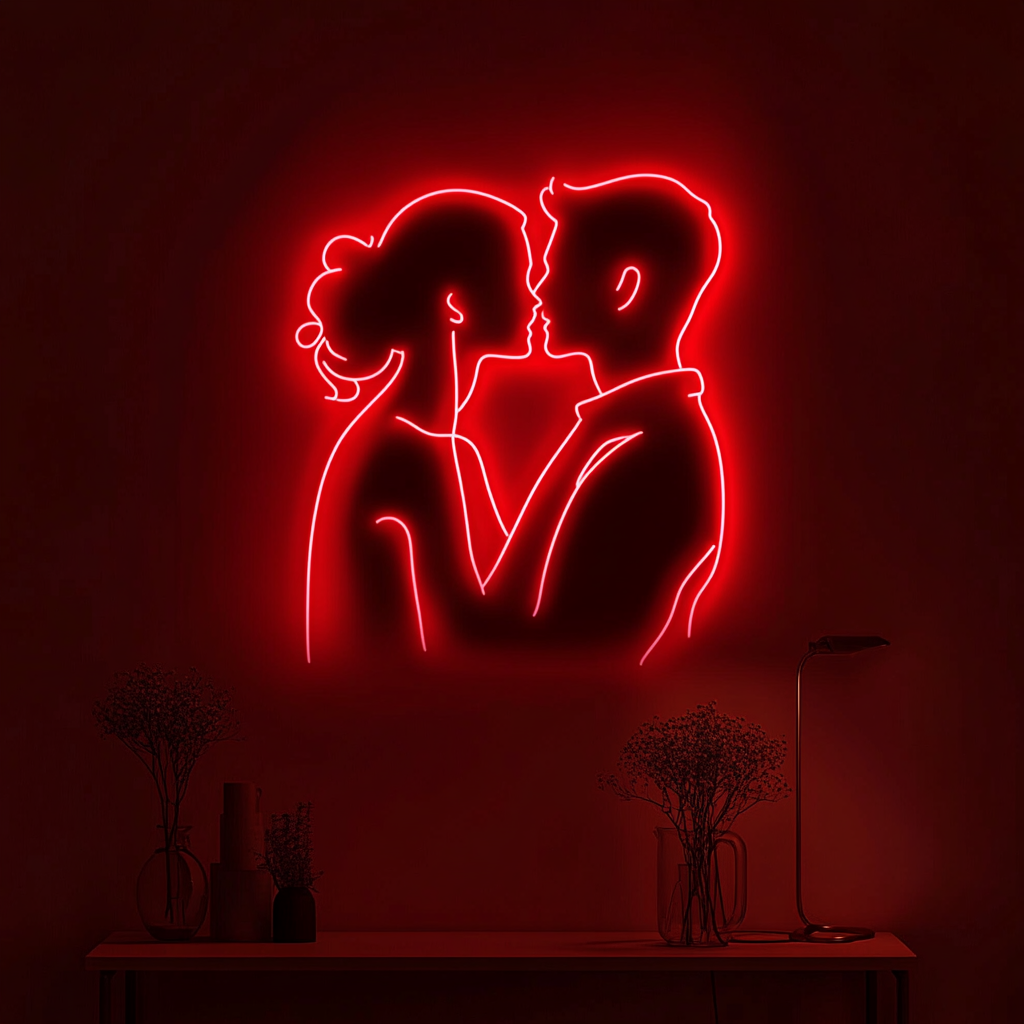 Couple - Red Neon Sign, 18 Inches