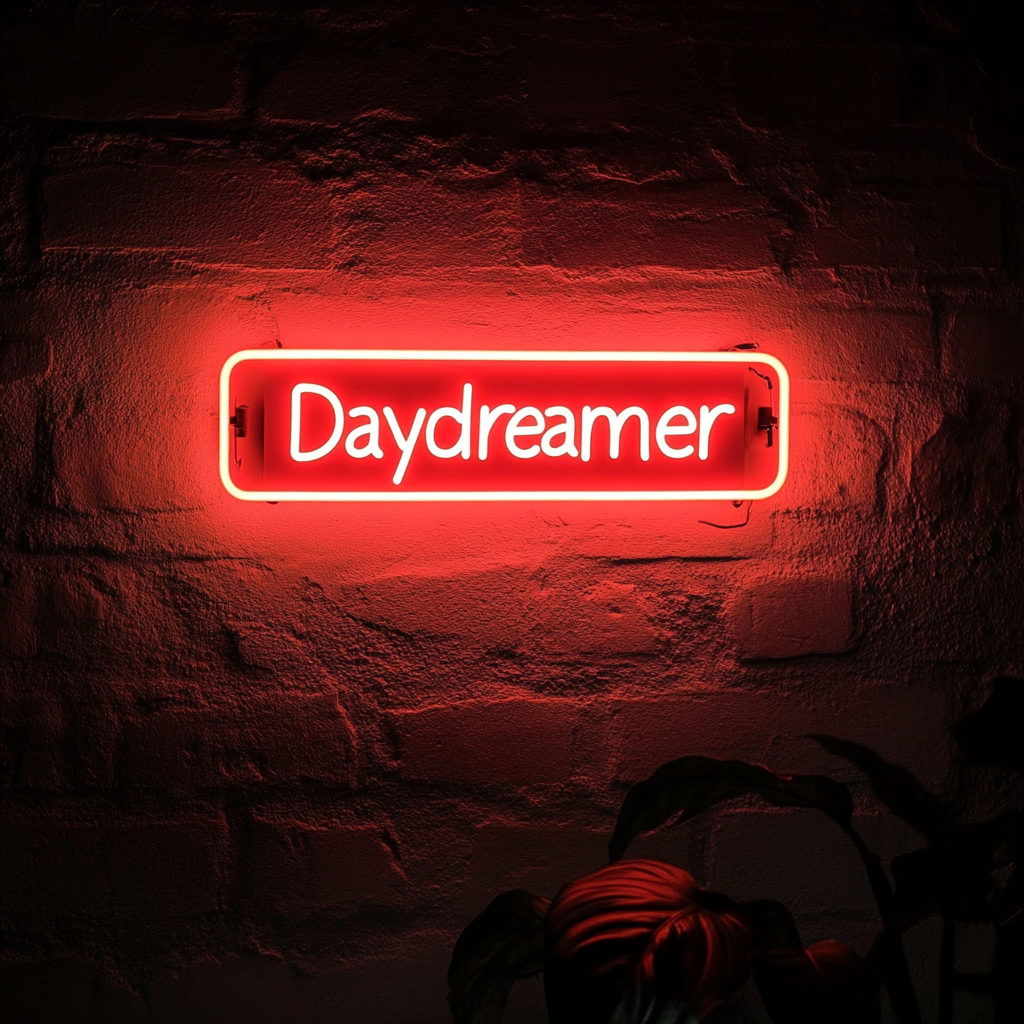 Daydreamer - Red Neon Sign, 24 Inches